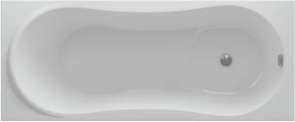 Акриловая ванна AQUATEK Афродита AFR170-0000054 170x70 см, левая, пристенная, белая, с каркасом