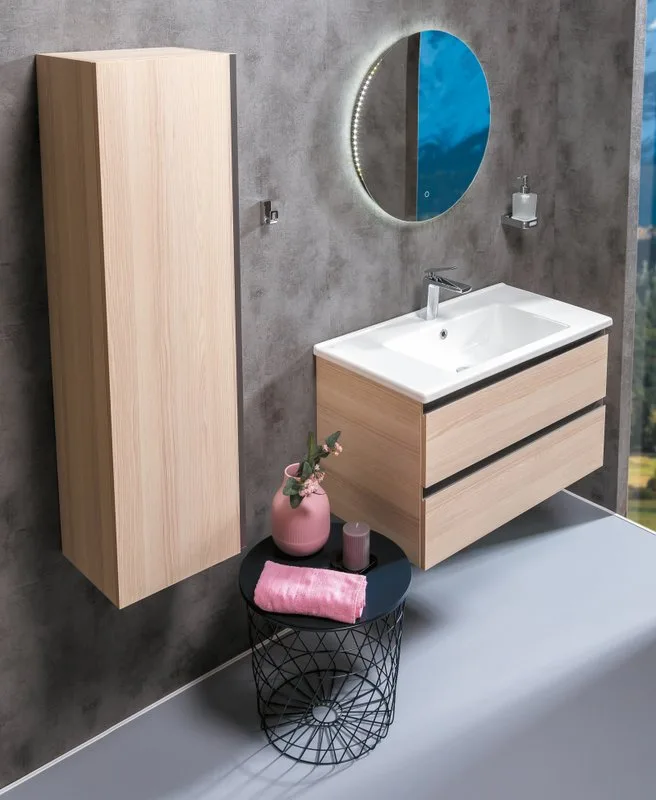 Тумба под раковину без столешницы Armadi Art Capolda 85 light wood Sancos — официальный сайт