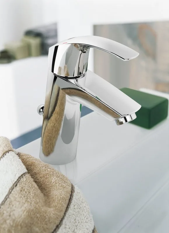 Смеситель для раковины Grohe 23322001 хром Sancos — официальный сайт
