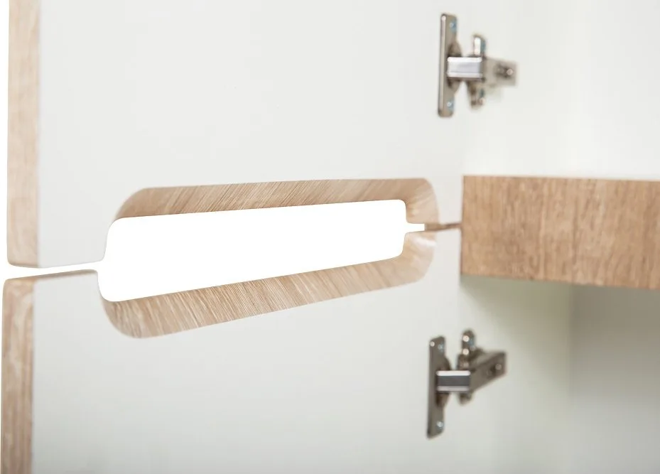 Шкаф-пенал для ванной BelBagno Etna 40 L rovere bianco Sancos — официальный сайт