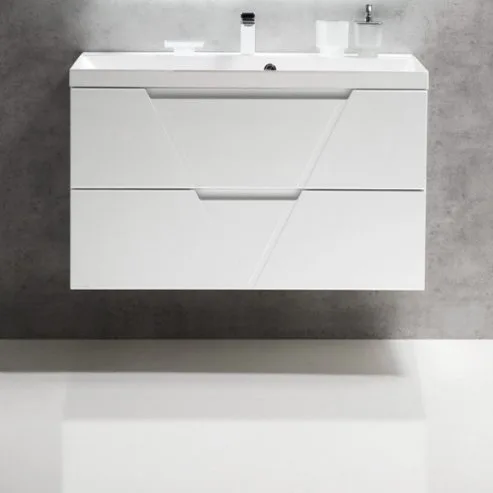 Тумба под раковину без столешницы BelBagno Vittoria 100 bianco lucido Sancos — официальный сайт