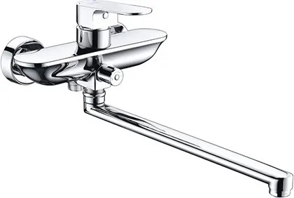 Смеситель с длинным изливом для ванны Wasserkraft Dinkel 5802L Sancos — официальный сайт
