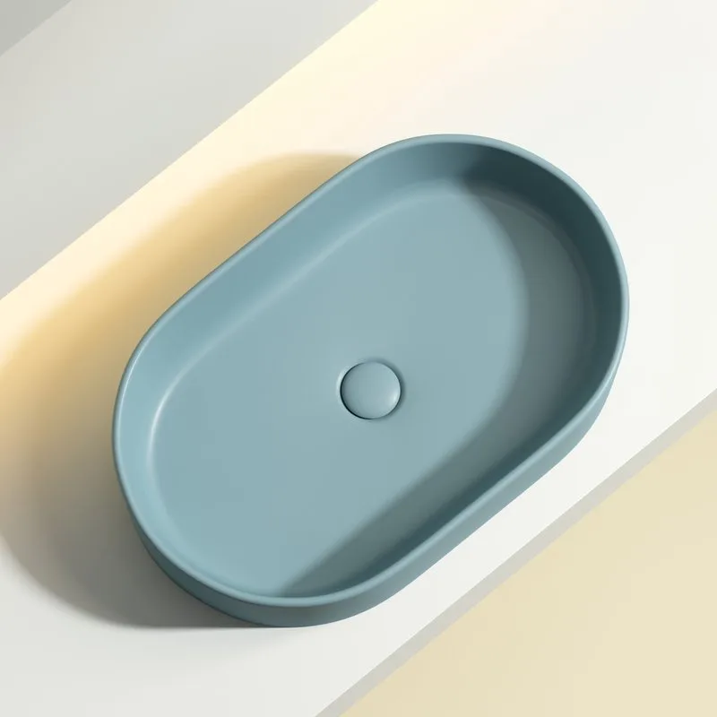 Накладная раковина Ceramicanova Element CN6048MLG зеленая матовая Sancos — официальный сайт