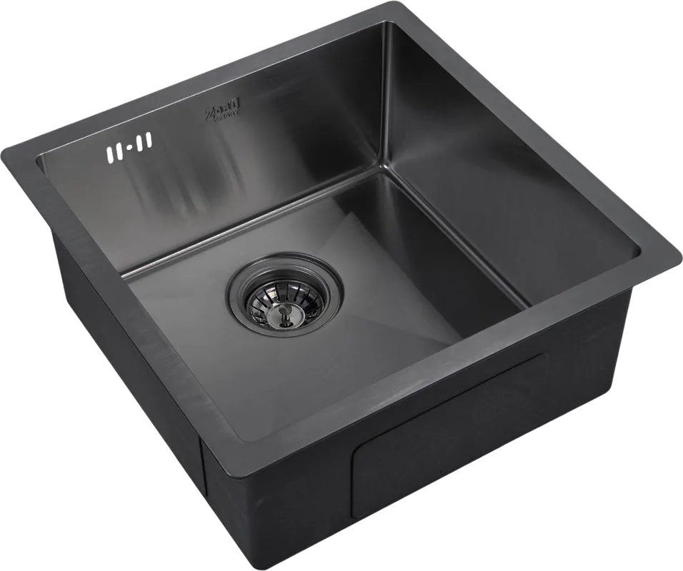Мойка кухонная Zorg Inox PVD 4444 grafit Sancos — официальный сайт