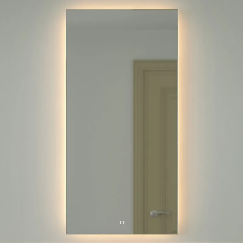 Зеркало Defesto Glow DF 2518S 60х120 с LED-подсветкой, 3000 K, сенсорный выключатель