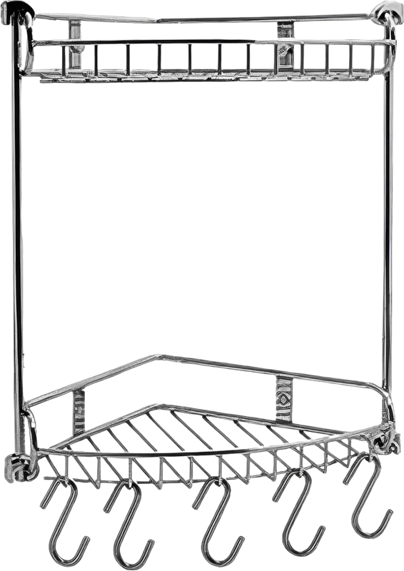 Полка Wasserkraft K-1222 2-ярусная, с крючками Sancos — официальный сайт
