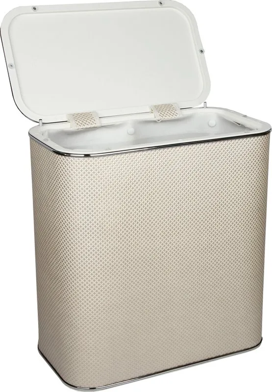 Корзина для белья Geralis RWH-M светлая, хром, малая Sancos — официальный сайт
