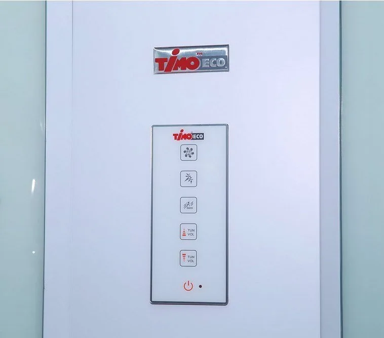 Душевая кабина Timo Eco TE-0700, с высоким поддоном, с сиденьем Sancos — официальный сайт