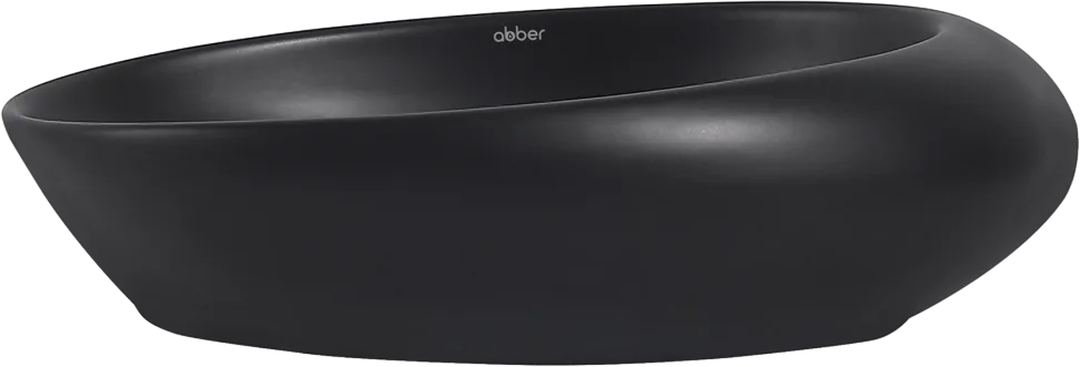 Накладная раковина Abber Bequem AC2107MB матовая черная Sancos — официальный сайт