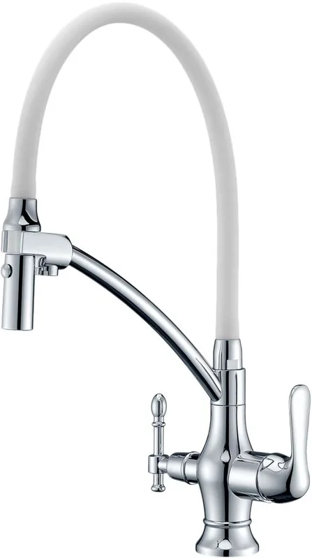 Смеситель для кухни Zorg Sanitary ZR 347-8 YF с гибким изливом Sancos — официальный сайт