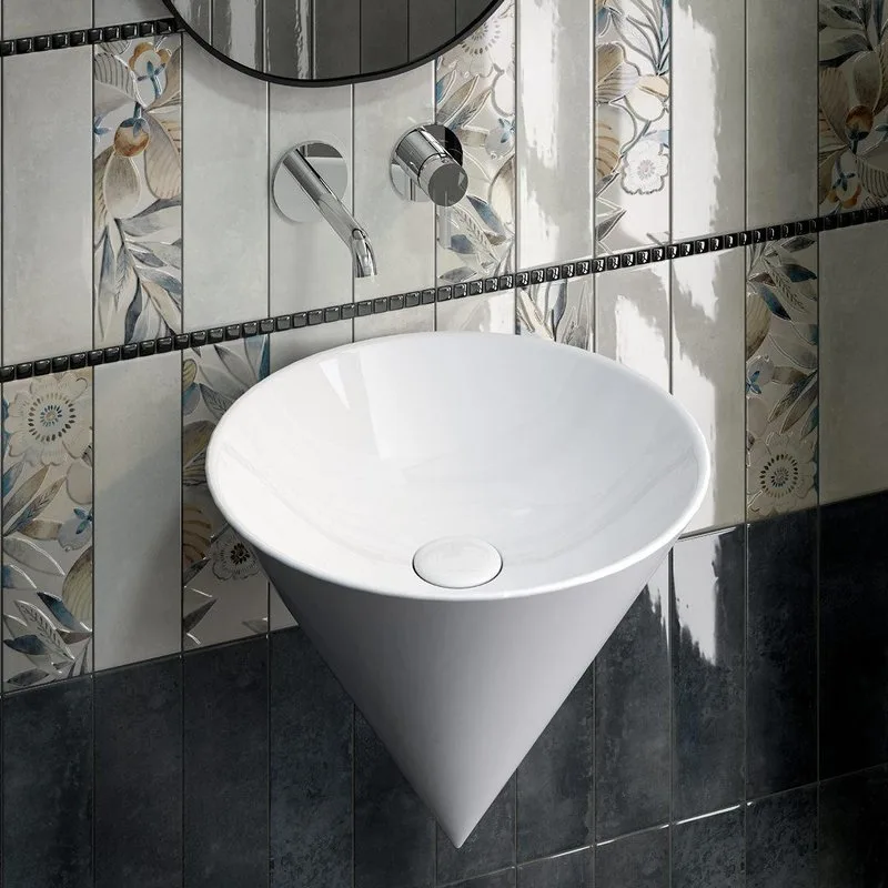 Раковина KERAMA MARAZZI Cono 44, подвесная Sancos — официальный сайт