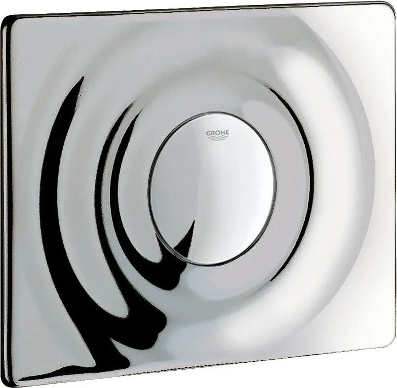 Кнопка смыва Grohe Surf 38574000, хром Sancos — официальный сайт