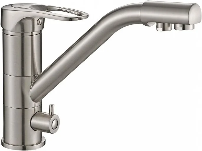 Смеситель для кухни Steel Hammer SH 321 SATIN Sancos — официальный сайт