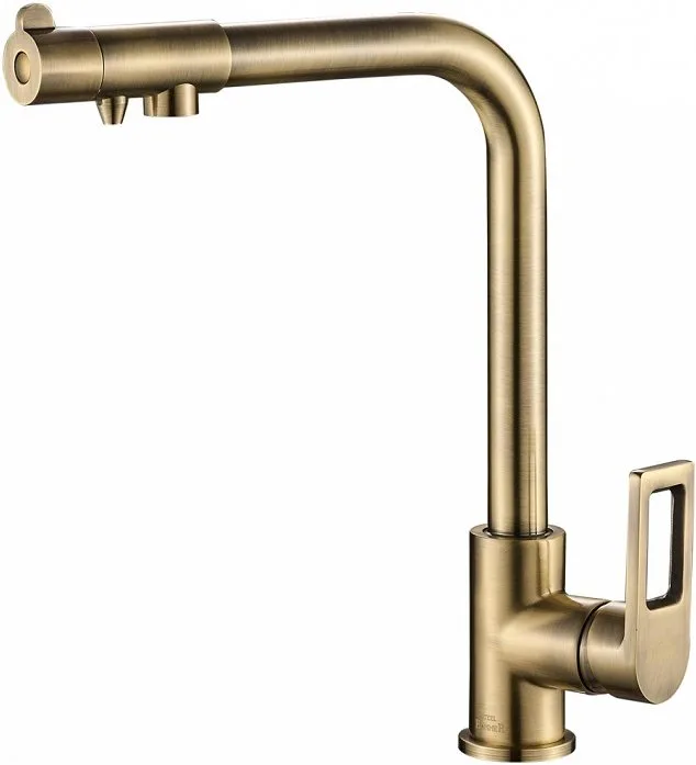 Смеситель для кухни Steel Hammer SH 572 BRONZE Sancos — официальный сайт