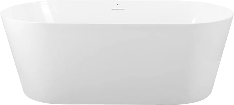 Акриловая ванна BelBagno BB416 170x80 см, отдельностоящая, белая, овальная, со сливом-переливом Sancos — официальный сайт