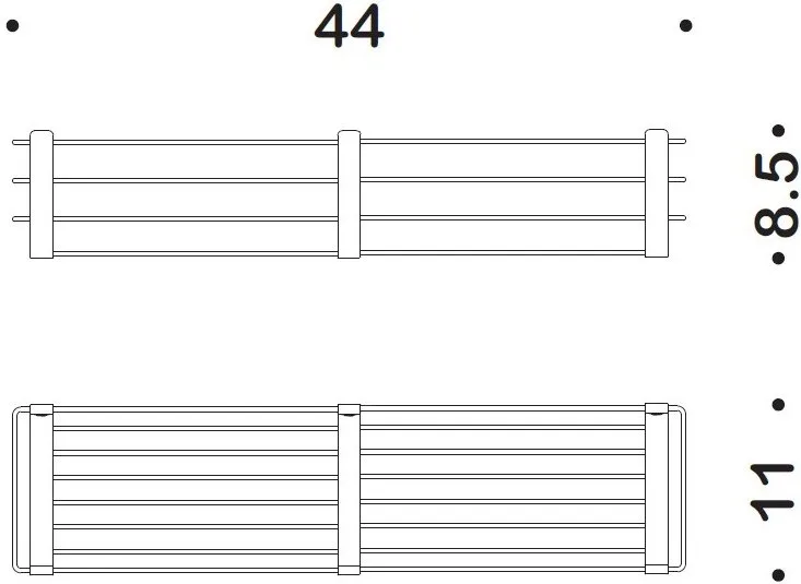 Полка Colombo Design Angolari B9633.BM Sancos — официальный сайт