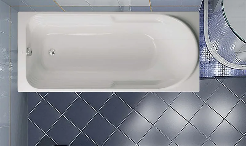 Акриловая ванна Vagnerplast Hera 180x80 см, пристенная, ультрабелая Sancos — официальный сайт