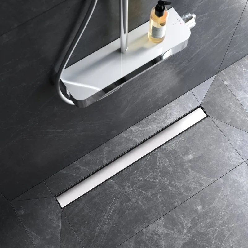 Душевой трап (лоток) AM.PM MasterFlow Tile 80 см, сталь матовая Sancos — официальный сайт