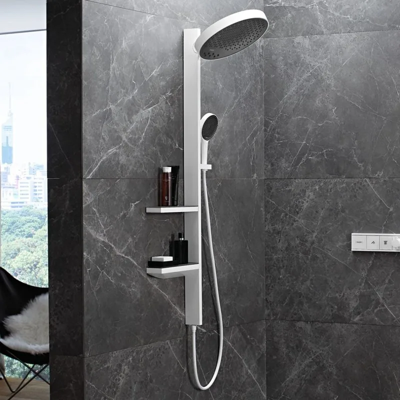 Душевая стойка Hansgrohe Rainfinity 26842700 Sancos — официальный сайт