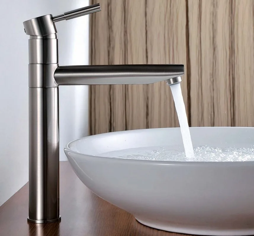 Смеситель для кухни Wasserkraft Wern 4207 матовый хром Sancos — официальный сайт