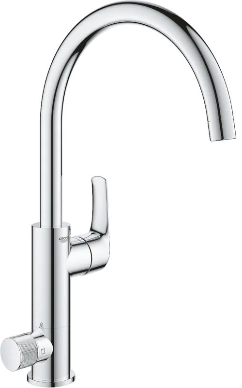 Смеситель для кухни Grohe Blue 30383000 с функцией фильтрации, хром Sancos — официальный сайт