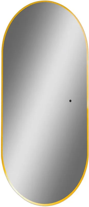 Зеркало Art&Max Torino Gold 55х105 золотое, с LED-подсветкой, 6000k Sancos — официальный сайт