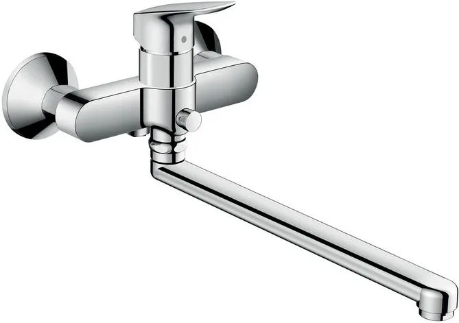 Смеситель с длинным изливом для ванны Hansgrohe Logis 71402000 Sancos — официальный сайт