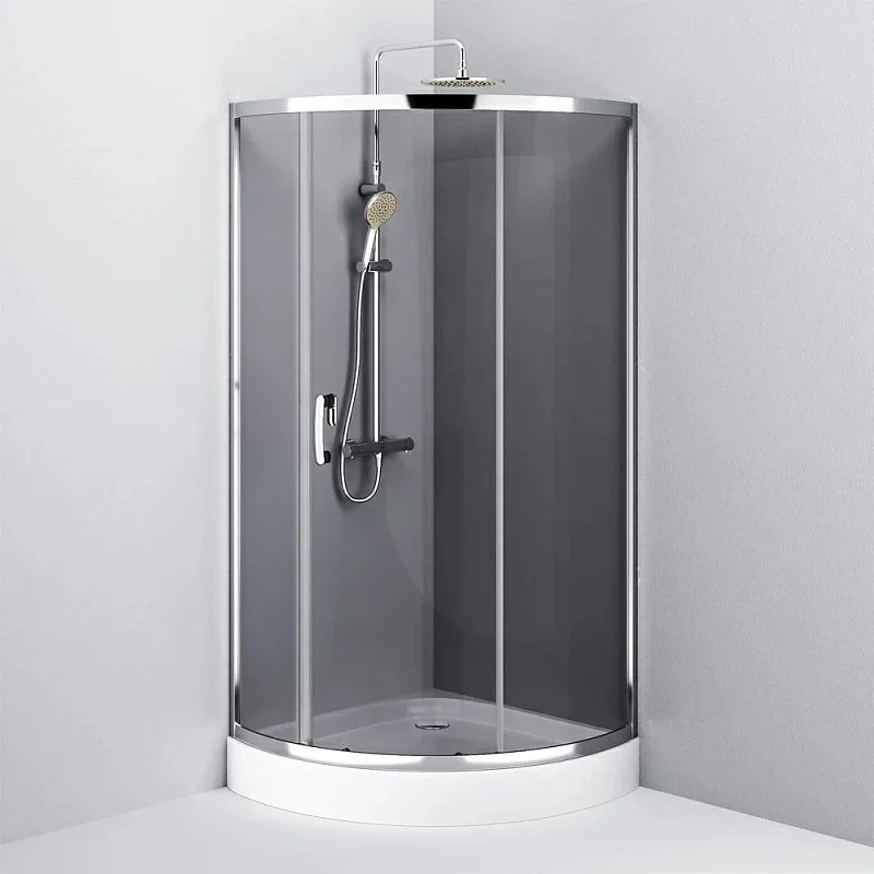 Душевой уголок AM.PM Like W83UG-315-090CG 90x90 профиль хром, стекло тонированное Sancos — официальный сайт