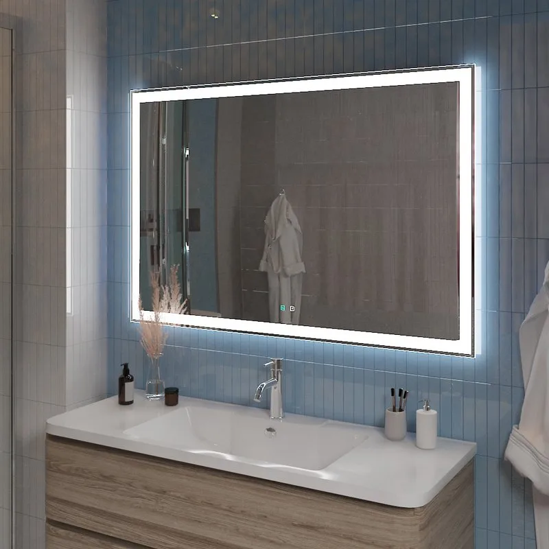 Зеркало BelBagno SPC-GRT-1200-800-LED-TCH-SND с голосовым управлением и подогревом Sancos — официальный сайт