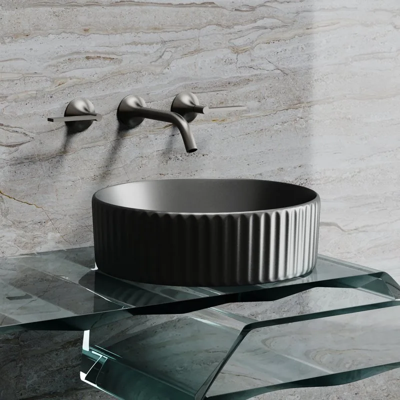 Накладная раковина Ceramicanova Element CN6057MDH темный антрацит матовый Sancos — официальный сайт