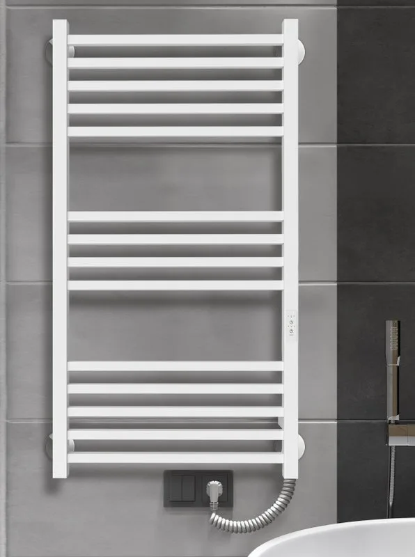 Полотенцесушитель электрический Indigo Attic LСLATCE100-50WMRt белый матовый Sancos — официальный сайт
