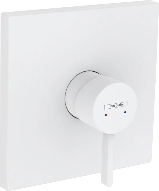 Встраиваемый смеситель Hansgrohe Finoris 76615700, матовый белый Sancos — официальный сайт