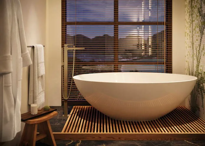 Напольный смеситель для ванны с душем Hansgrohe Metropol 32532140 Sancos — официальный сайт