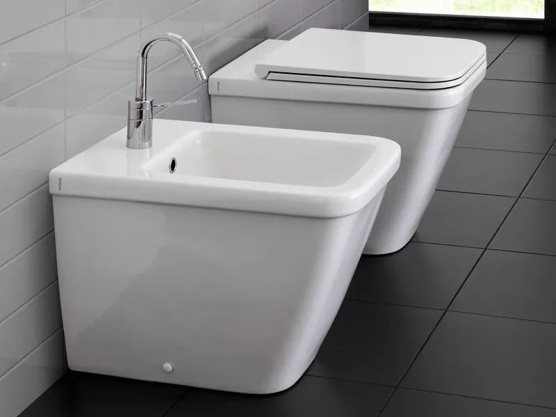 Биде напольное Hatria Erika pro Q YXHU01 белое Sancos — официальный сайт