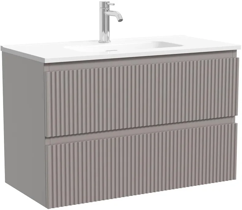 Тумба под раковину Sancos Snob R 80 подвесная Doha soft (пыльная роза), SNR80/39SM Sancos — официальный сайт