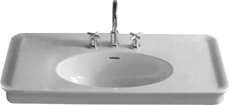 Раковина Hatria Dolcevita Y0F001 100 см, белая Sancos — официальный сайт