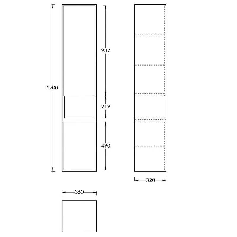 Шкаф-пенал для ванной KERAMA MARAZZI Plaza Modern 170 подвесной, белый глянцевый Sancos — официальный сайт