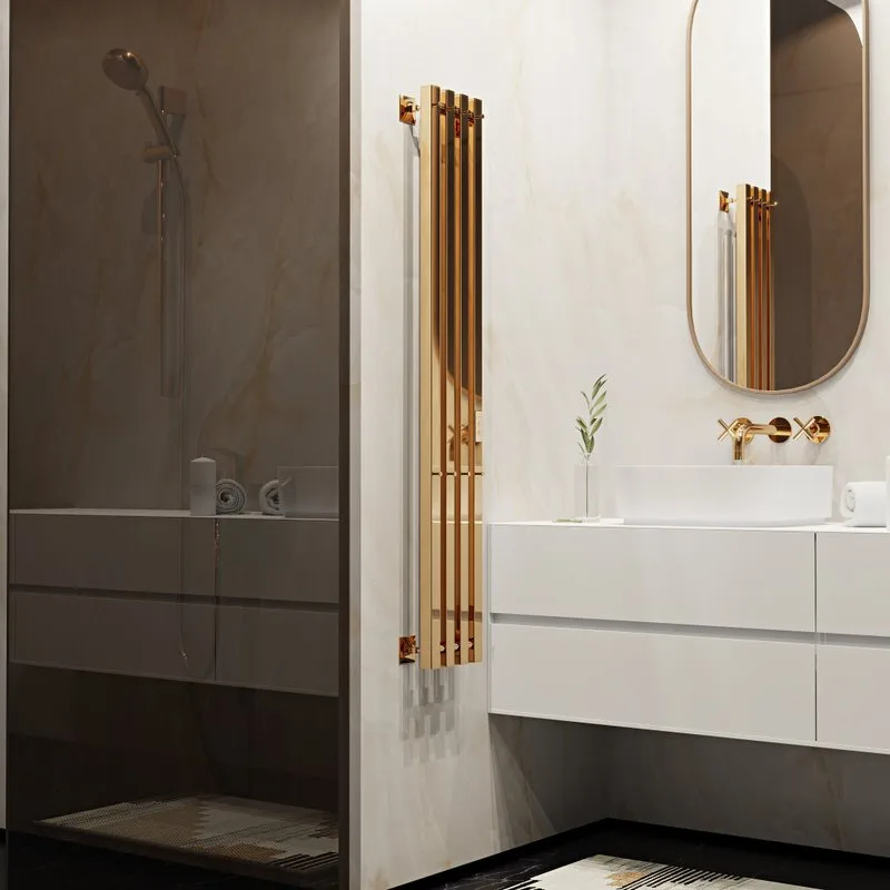 Полотенцесушитель электрический Indigo Style 4 PRO LSPRE120-18GDRt золото Sancos — официальный сайт