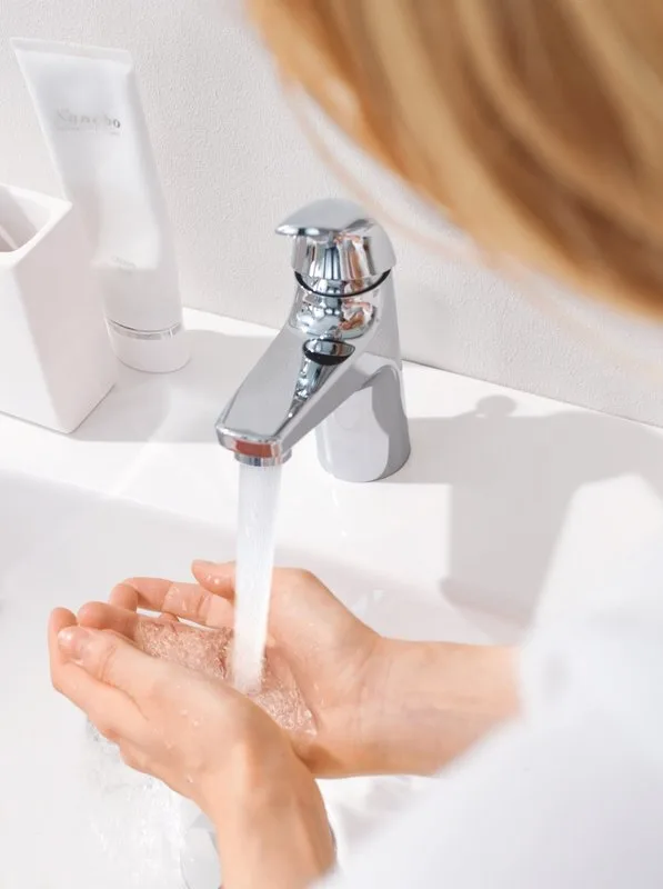 Смеситель для раковины Grohe BauCurve 32805000 Sancos — официальный сайт