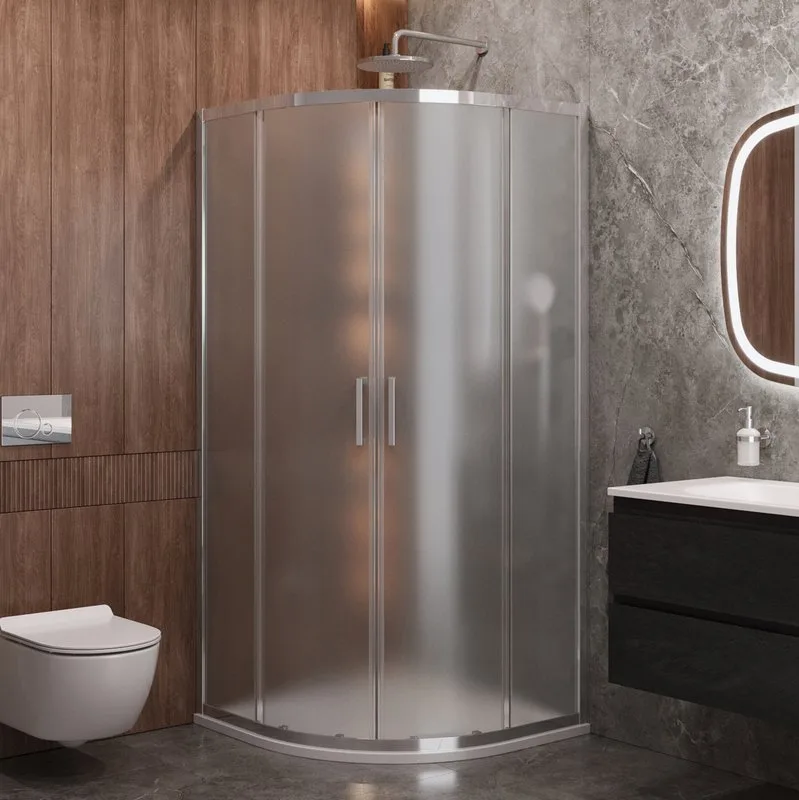 Душевой уголок Cezares Molveno R 2 100 P Cr стекло punto Sancos — официальный сайт