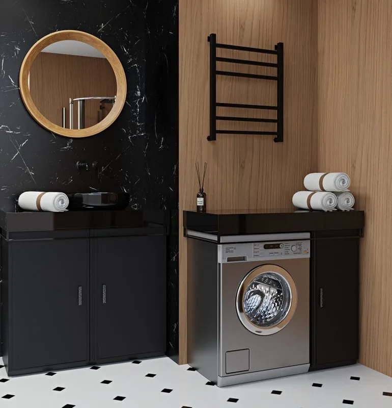 Полотенцесушитель водяной Indigo Aletto LALWPF50-40BR черный муар Sancos — официальный сайт