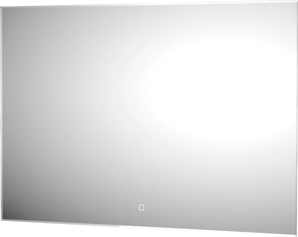 Зеркало Defesto Glow DF 2509SH 100х70 с LED-подсветкой, 4 500 K, сенсорный выключатель