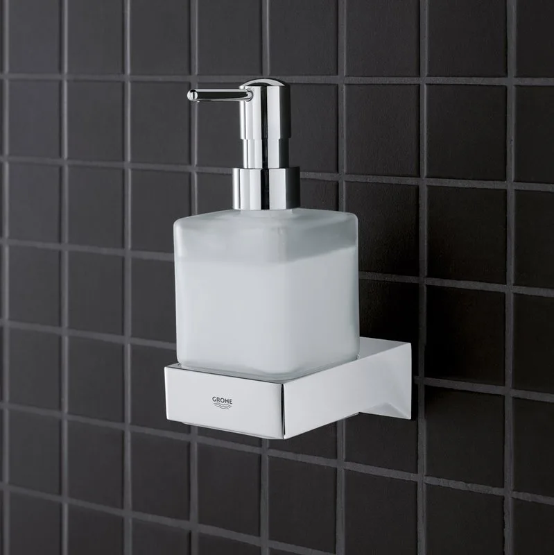 Дозатор Grohe Selection Cube 40805000 хром Sancos — официальный сайт