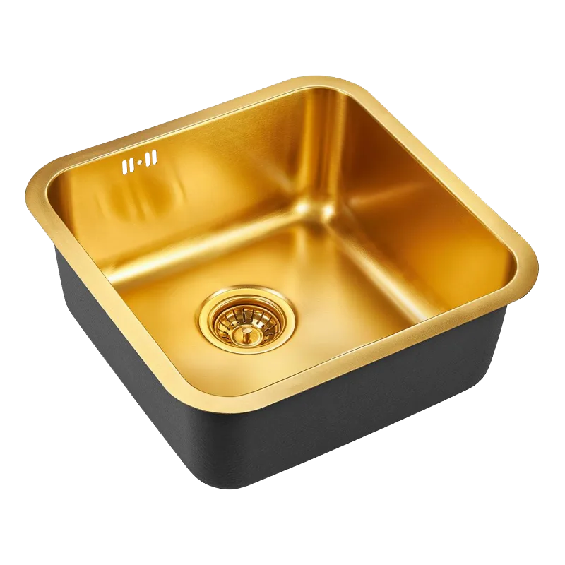 Мойка кухонная Emar PVD EMB-127A PVD Nano Golden Sancos — официальный сайт