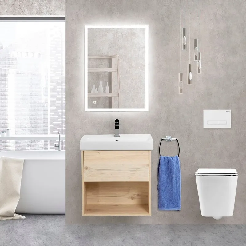 Зеркало BelBagno SPC-GRT-600-800-LED-TCH Sancos — официальный сайт