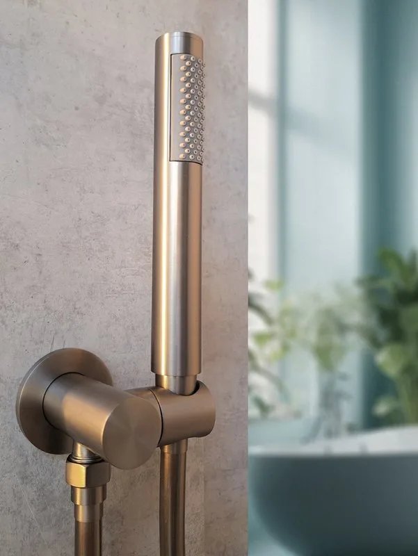 Душевой комплект AltroBagno Unione 040409 GrMt, С ВНУТРЕННЕЙ ЧАСТЬЮ, оружейная сталь Sancos — официальный сайт