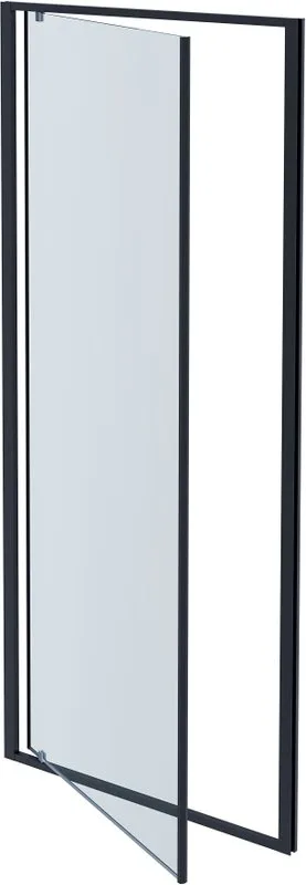 Душевая дверь в нишу AQUATEK AQ ARI PI 10020BL 100 см, черная матовая Sancos — официальный сайт