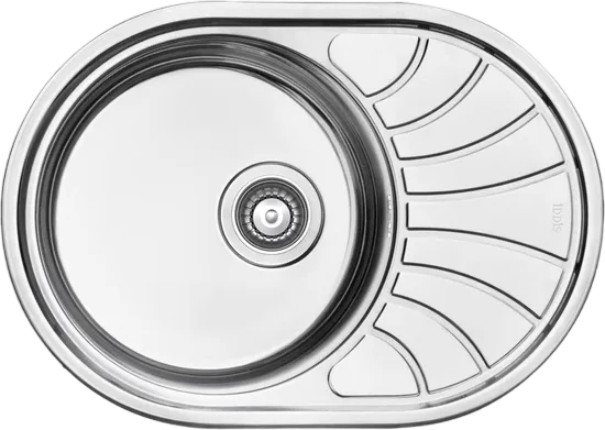 Мойка кухонная IDDIS Suno SUN65SDi77S с сифоном Sancos — официальный сайт