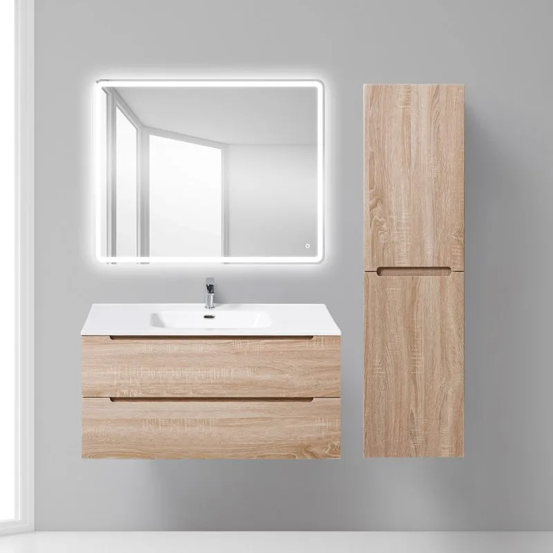 Тумба под раковину без столешницы BelBagno Etna 100 rovere bianco Sancos — официальный сайт