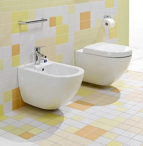 Чаша для унитаза подвесного Villeroy & Boch Subway 6600 1001 alpin Sancos — официальный сайт